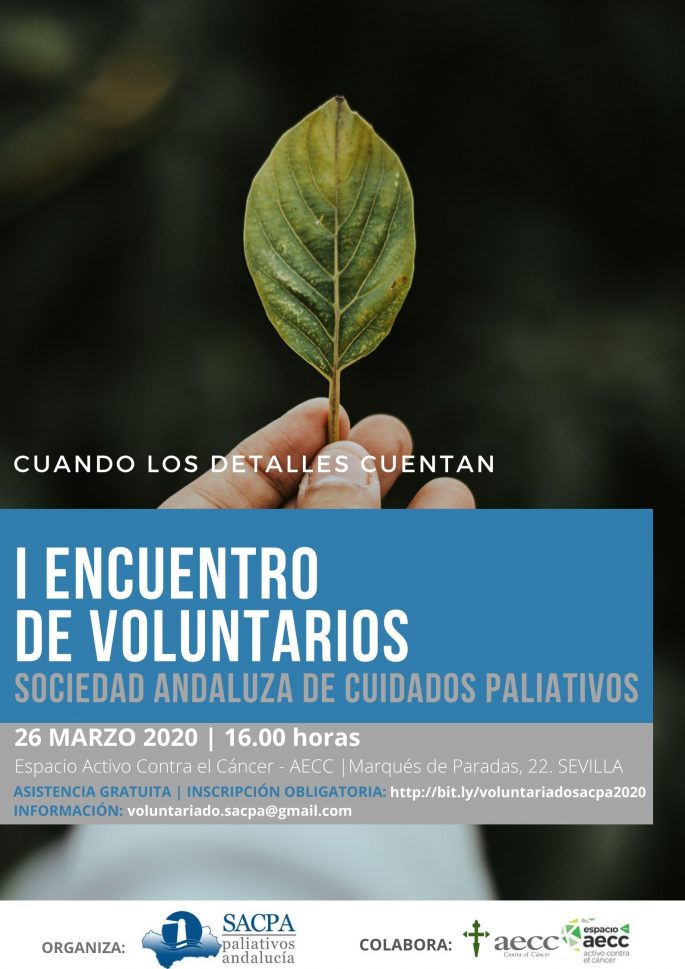 POSTER I ENCUENTRO DE VOLUNTARIOS SACPA