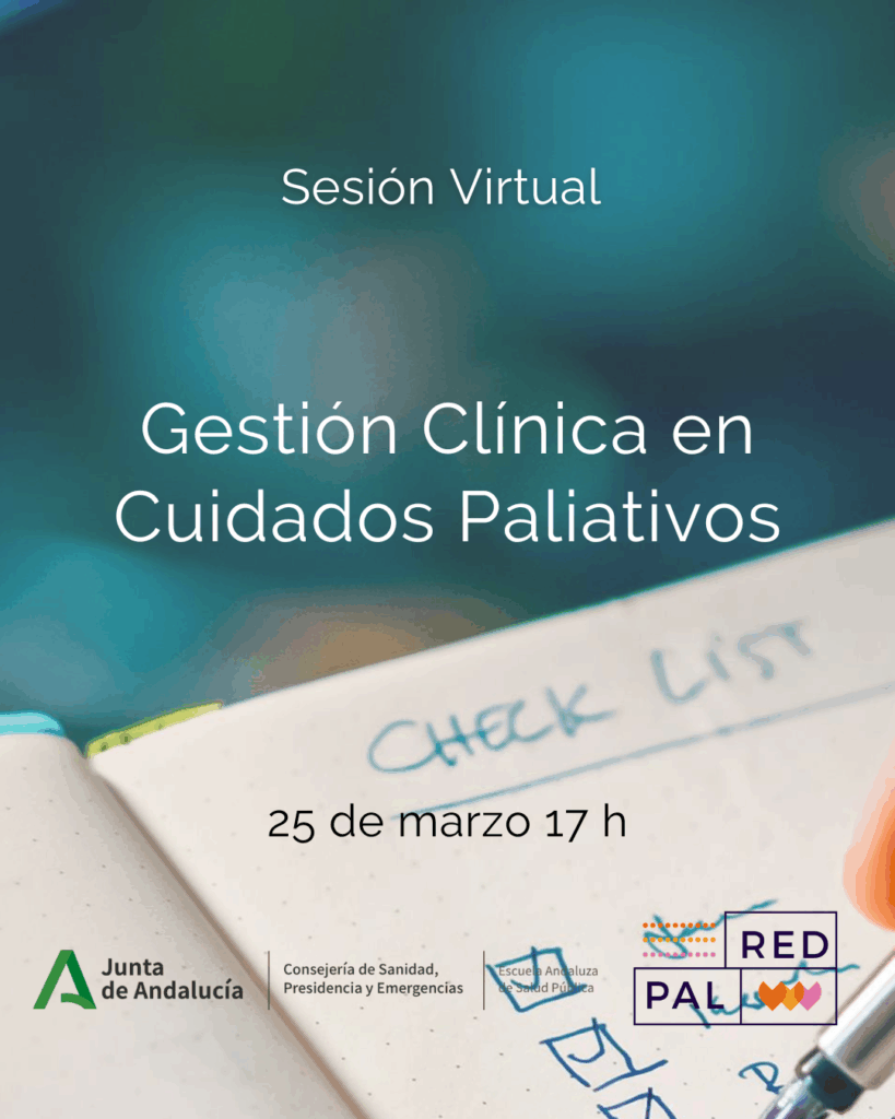 Sesión Virtual Gestión Clínica en Cuidados Paliativos
