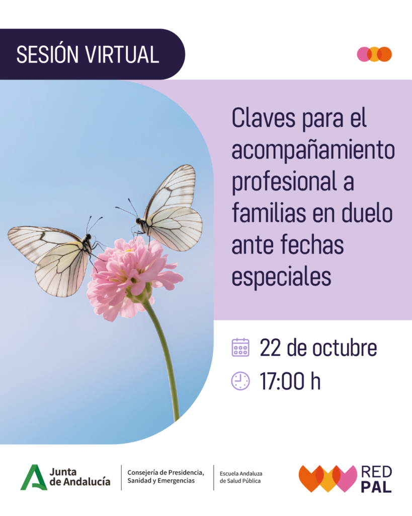 Sesión Virtual: Claves para el acompañamiento profesional a familias en duelo ante fechas especiales