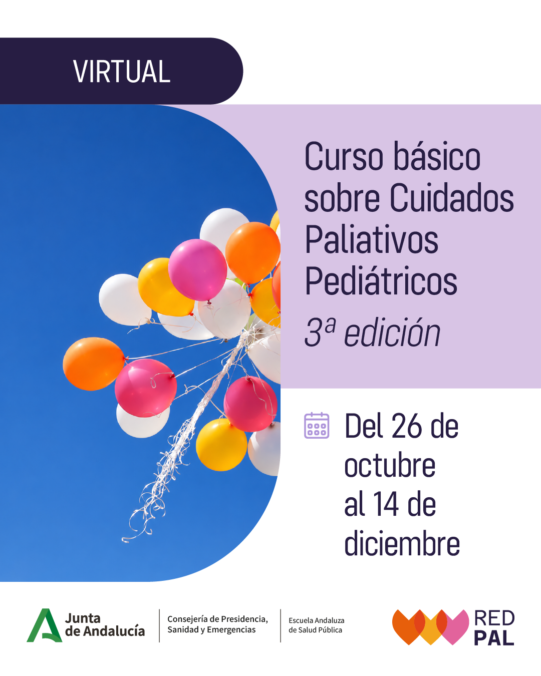 Inicio Curso básico sobre Cuidados Paliativos Pediátricos 3ª edición